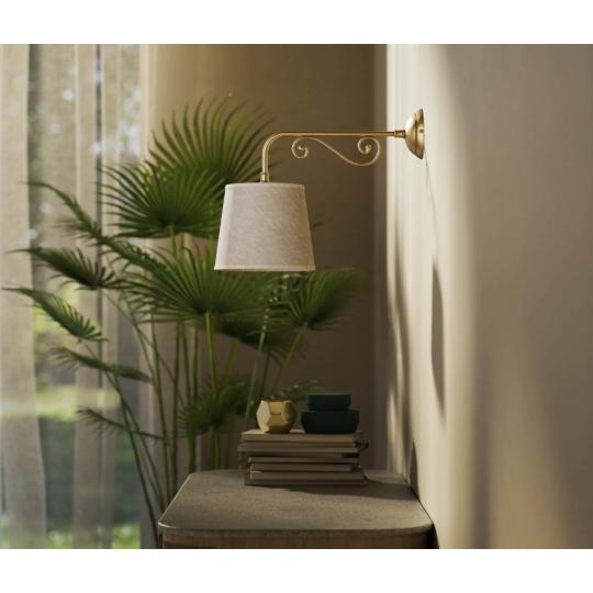 klasszikus sargarez mediterran fali lampa luxus arany falikar textil buraval kastely villa nappali haloszoba agy vilagitas elegans luxus lameridiana lampak budapest lampabolt 9.jpg